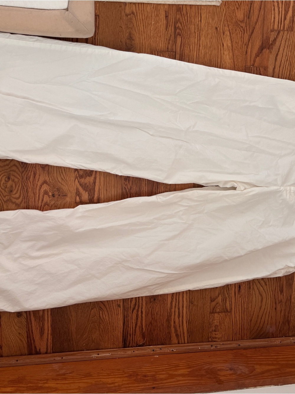 Nili Lotan White Straight-Leg Chinos
